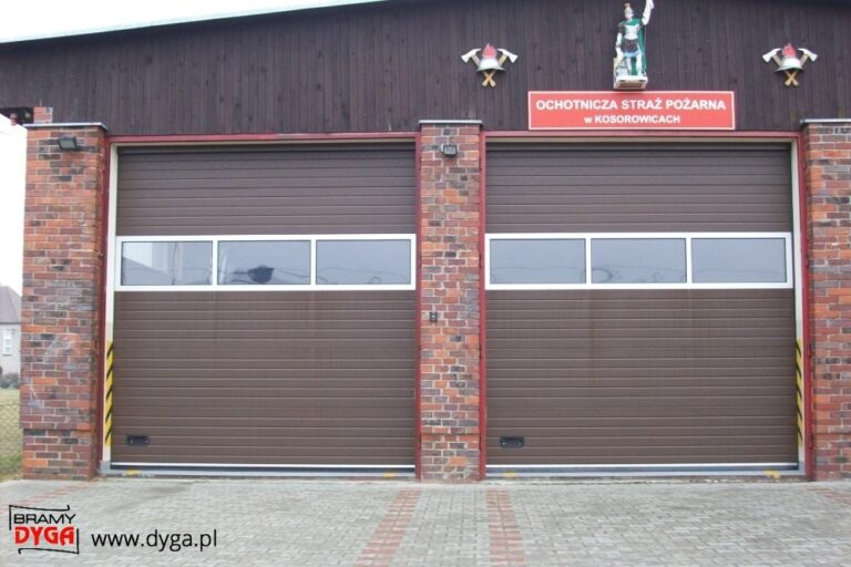 Brama segmentowa - realizacja firmy Dyga