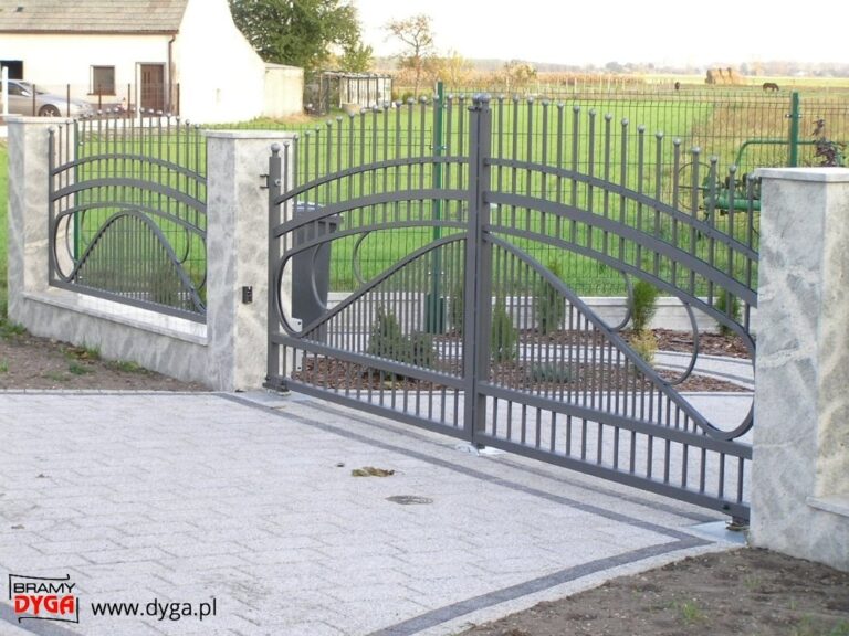 Brama wjazdowa - realizacja firmy Dyga