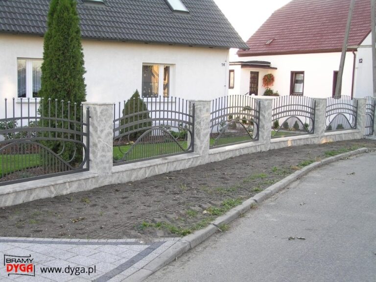 Ogrodzenie - realizacja firmy Dyga
