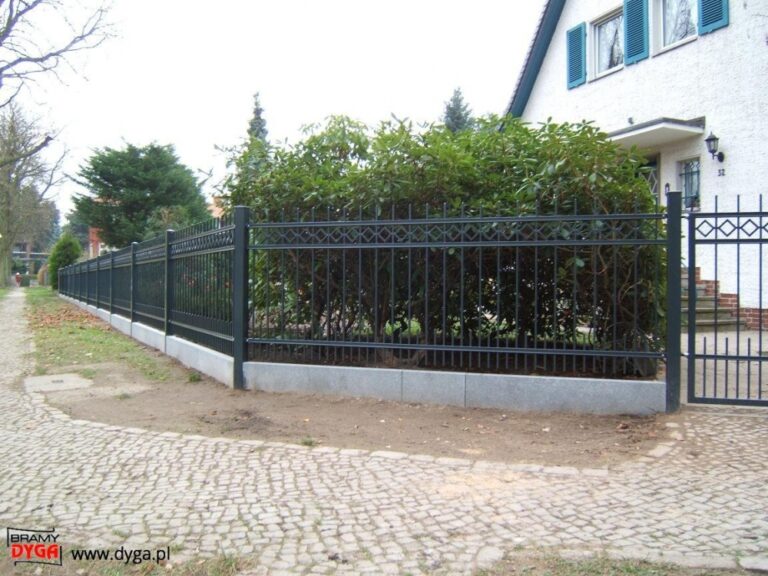 Ogrodzenie - realizacja firmy Dyga