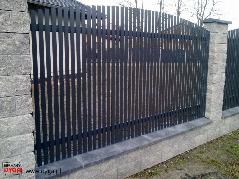 Ogrodzenie - realizacja firmy Dyga